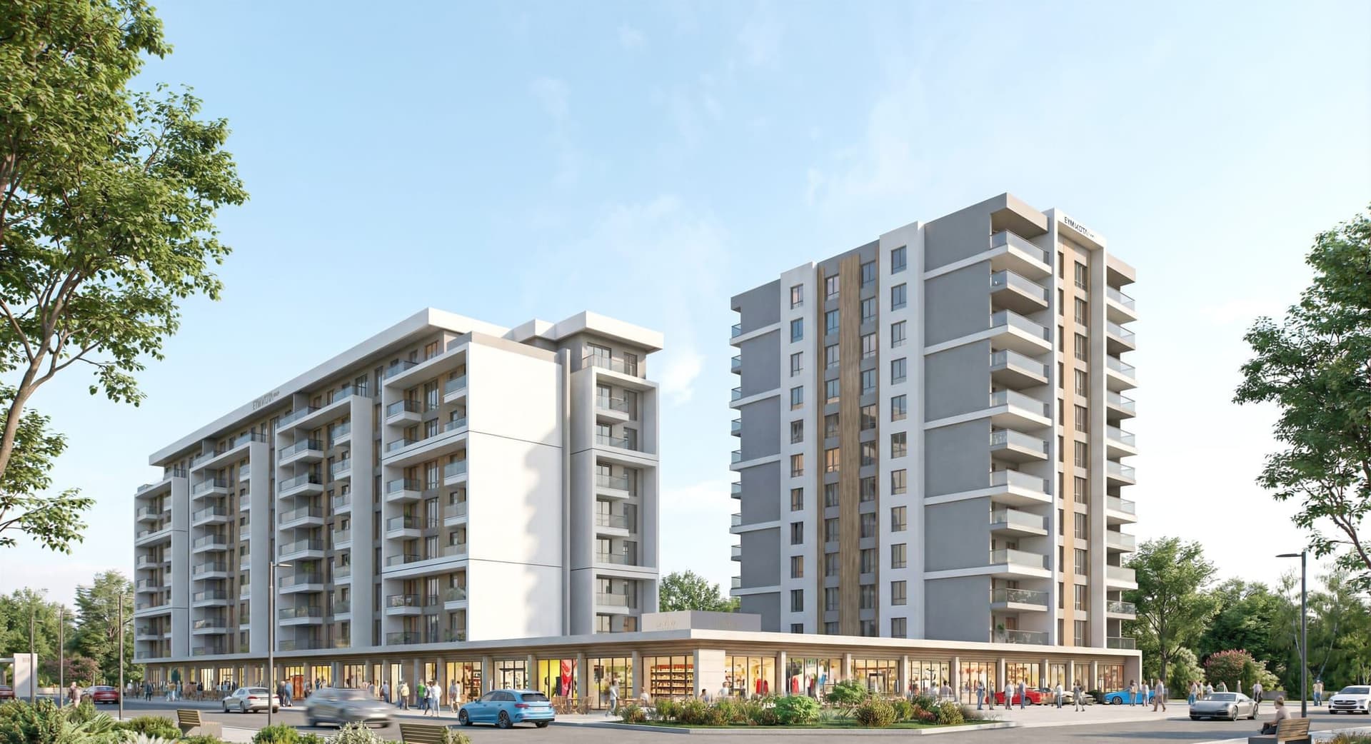 Laviva Plus geniş açı yerleşim görünümü renderı